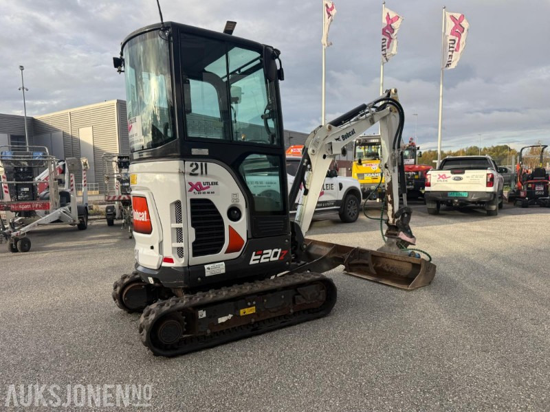 2021 Bobcat E20Z minigraver - servicehistorikk - 2 skuffer. - Minigravemaskine: billede 5 2021 Bobcat E20Z minigraver - servicehistorikk - 2 skuffer. - Minigravemaskine: billede 5