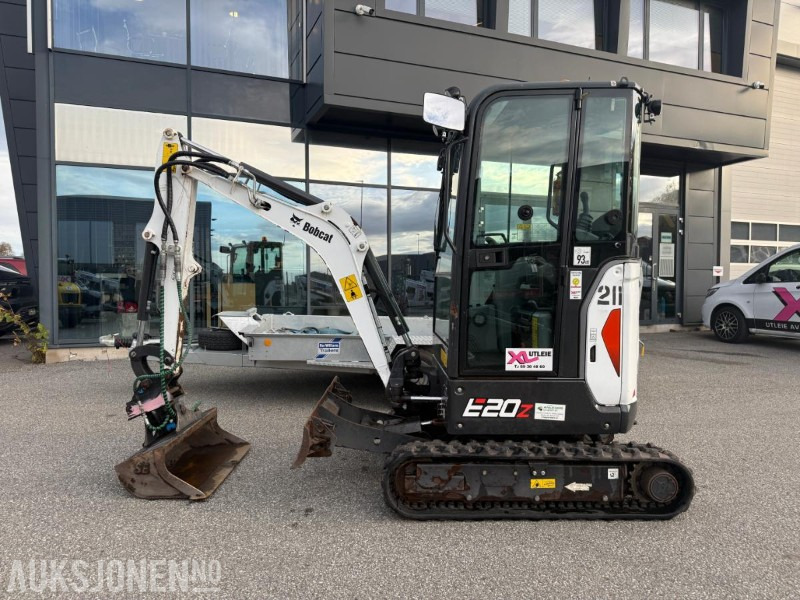 2021 Bobcat E20Z minigraver - servicehistorikk - 2 skuffer. - Minigravemaskine: billede 1 2021 Bobcat E20Z minigraver - servicehistorikk - 2 skuffer. - Minigravemaskine: billede 1