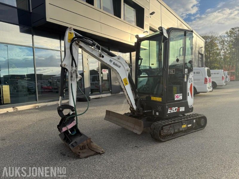 2021 Bobcat E20Z minigraver - servicehistorikk - 2 skuffer. - Minigravemaskine: billede 3 2021 Bobcat E20Z minigraver - servicehistorikk - 2 skuffer. - Minigravemaskine: billede 3
