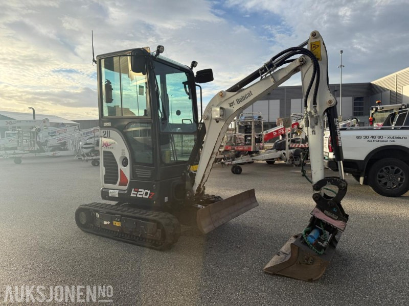 2021 Bobcat E20Z minigraver - servicehistorikk - 2 skuffer. - Minigravemaskine: billede 4 2021 Bobcat E20Z minigraver - servicehistorikk - 2 skuffer. - Minigravemaskine: billede 4