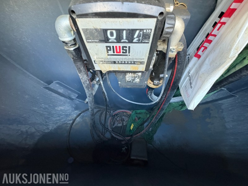 Bygningsudstyr 2021 Fuel Proof 4500 liter dobbelvegget dieseltank med pumpeanlegg: billede 7