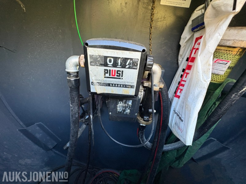 Bygningsudstyr 2021 Fuel Proof 4500 liter dobbelvegget dieseltank med pumpeanlegg: billede 6