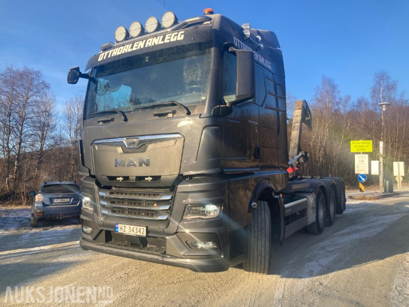 2021 MAN TGX krokbil med dumperkasse og kranflak. 8X4 EURO 6 - Lastbil kroghejs: billede 3 2021 MAN TGX krokbil med dumperkasse og kranflak. 8X4 EURO 6 - Lastbil kroghejs: billede 3