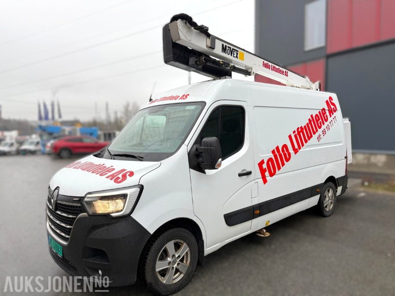2022 Movex TLF 15 Renault Master Klasse B, 15 meter arb.høyde, 230kg i kurv, 2x støttebein, isolert kurv, Ledrotor og blitzere - Lift: billede 1 2022 Movex TLF 15 Renault Master Klasse B, 15 meter arb.høyde, 230kg i kurv, 2x støttebein, isolert kurv, Ledrotor og blitzere - Lift: billede 1