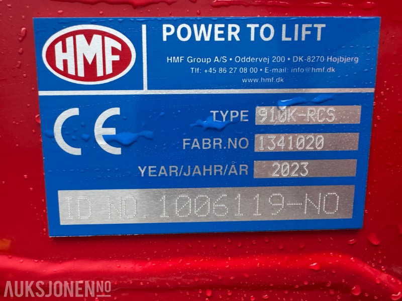 2023 HMF 910-RCS-K3 kran med fjernkontroll - Lastbil med kran: billede 5 2023 HMF 910-RCS-K3 kran med fjernkontroll - Lastbil med kran: billede 5