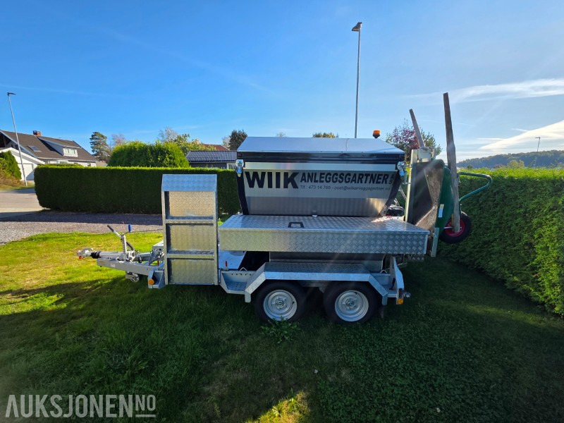 2024 Brian James Trailers A-Type asfalthenger med 2021 Svepac F 90A vibroplate 2.9kW, 2022 Honda EU22i strømaggregat og utstyr - Bygningsudstyr: billede 2 2024 Brian James Trailers A-Type asfalthenger med 2021 Svepac F 90A vibroplate 2.9kW, 2022 Honda EU22i strømaggregat og utstyr - Bygningsudstyr: billede 2