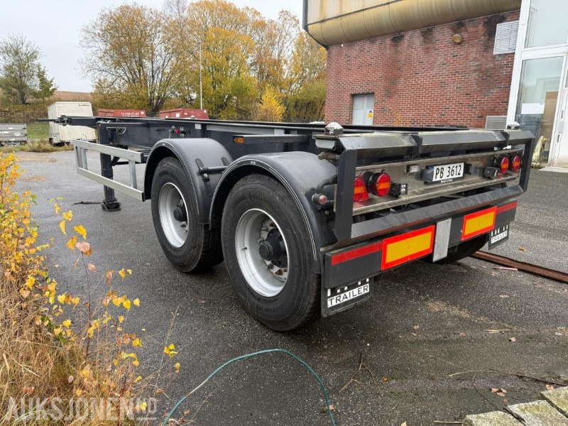 2022 HFR 2 AKSLET SEMITRAILER  CONTAINERCHASSIS LITE BRUKT NY EU. - Anhænger: billede 1 2022 HFR 2 AKSLET SEMITRAILER  CONTAINERCHASSIS LITE BRUKT NY EU. - Anhænger: billede 1