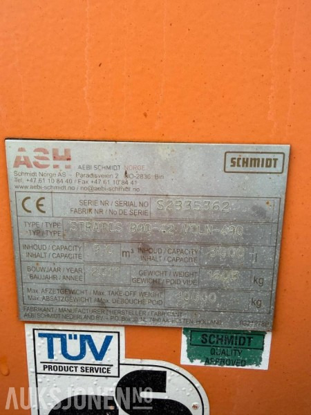 2011 Schmidt Stratos B90-42 VCLN-490 - Lastbil: billede 5 2011 Schmidt Stratos B90-42 VCLN-490 - Lastbil: billede 5