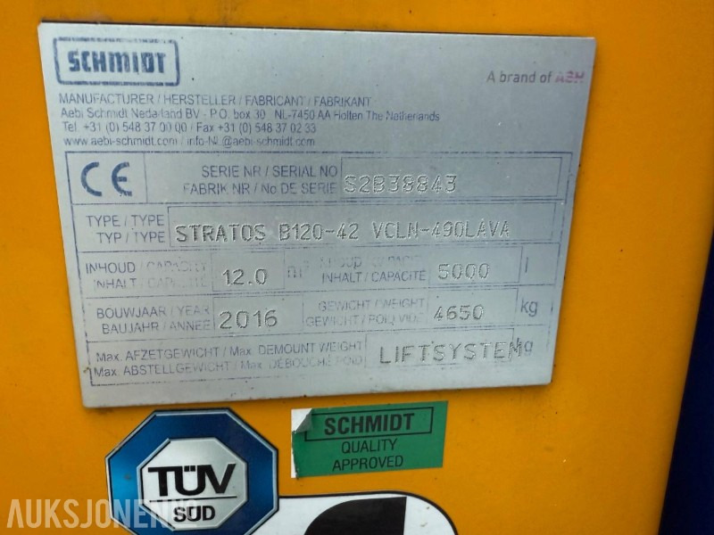 Lastbil 2016 AEBI Schmidt Stratos Fastsandspreder: billede 7