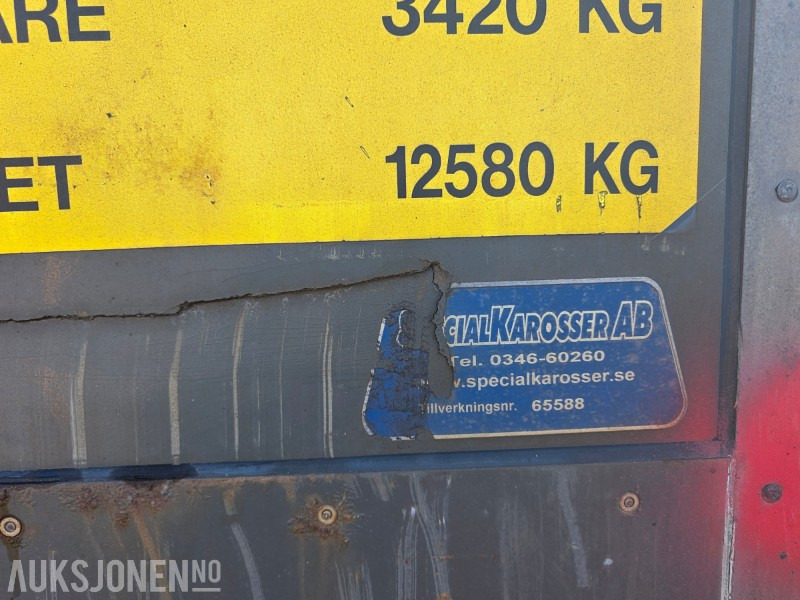 Lastbil 2019 Vekselflak 782 KLASSE C NS-EN 284 - tilrettelagt for jernbanetransport: billede 16