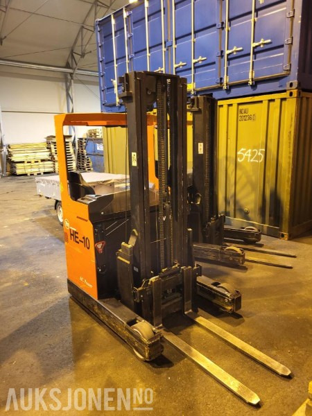 2000 HE-10 BT-REFLEX AC/ RRB1/15 Skyvemasttruck - Materialehåndteringsudstyr: billede 1 2000 HE-10 BT-REFLEX AC/ RRB1/15 Skyvemasttruck - Materialehåndteringsudstyr: billede 1