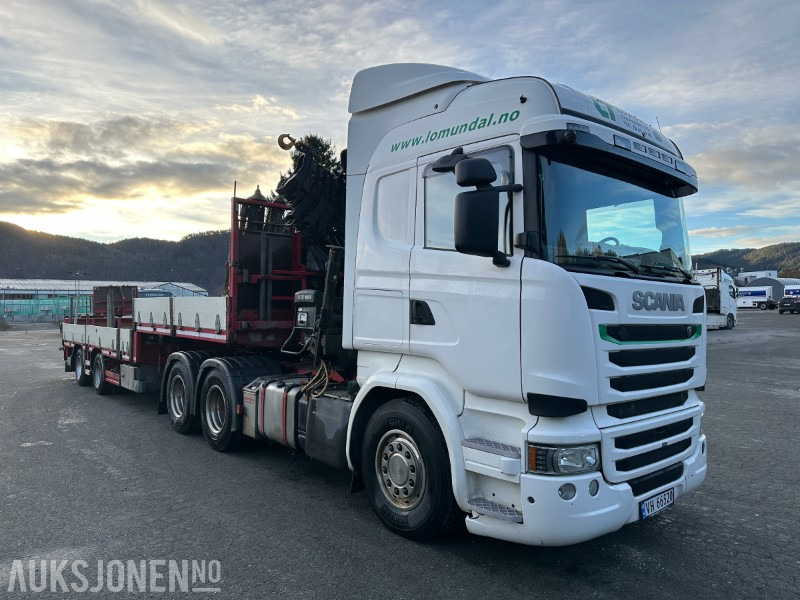 2014 SCANIA R450 kranbil / Krantrekker med kran og HRD planhenger – selges samlet - Trækker: billede 4 2014 SCANIA R450 kranbil / Krantrekker med kran og HRD planhenger – selges samlet - Trækker: billede 4