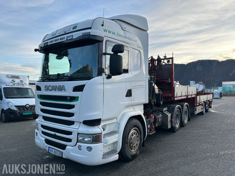 2014 SCANIA R450 kranbil / Krantrekker med kran og HRD planhenger – selges samlet - Trækker: billede 3 2014 SCANIA R450 kranbil / Krantrekker med kran og HRD planhenger – selges samlet - Trækker: billede 3
