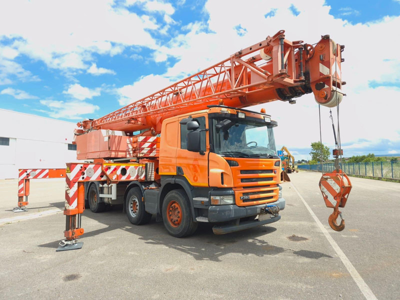 Tadano Faun HK40 Scania P380CB 8x4 - Mobilkran: billede 1 Tadano Faun HK40 Scania P380CB 8x4 - Mobilkran: billede 1