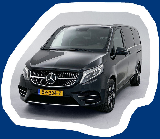 Mercedes-Benz V-Klasse 220d Lang Avantgarde Edition 8 Persoons incl. BPM Elektr schuifdeuren Nappa Leder Pano 8 zitplaatsen Geel kenteken - Minibus, Persontransport: billede 1 Mercedes-Benz V-Klasse 220d Lang Avantgarde Edition 8 Persoons incl. BPM Elektr schuifdeuren Nappa Leder Pano 8 zitplaatsen Geel kenteken - Minibus, Persontransport: billede 1