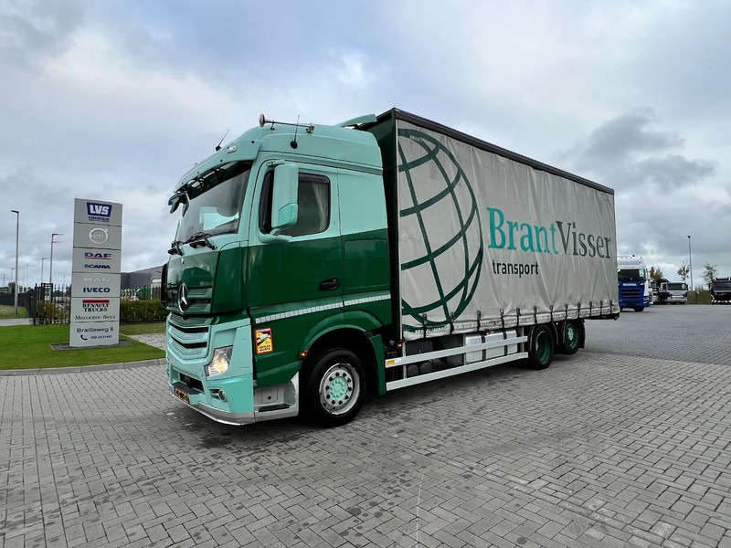 Mercedes-Benz Actros 2745 6x2 bakwagen Schuifzeilen - Lastbil med presenning: billede 1 Mercedes-Benz Actros 2745 6x2 bakwagen Schuifzeilen - Lastbil med presenning: billede 1