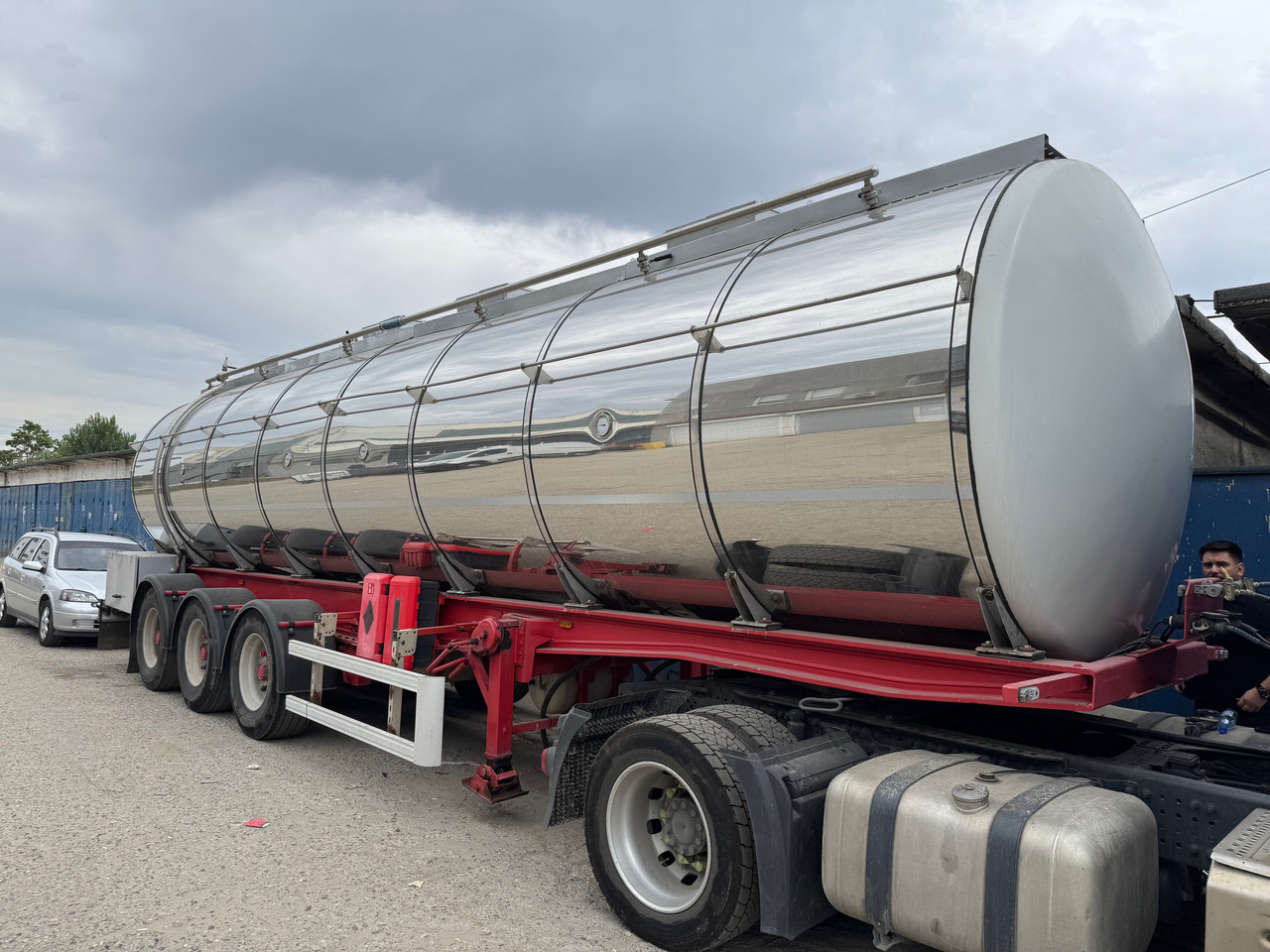 Ny Tanksættevogn til transportering fødevarer Menci Transport lichide ALIMENTARE: billede 7