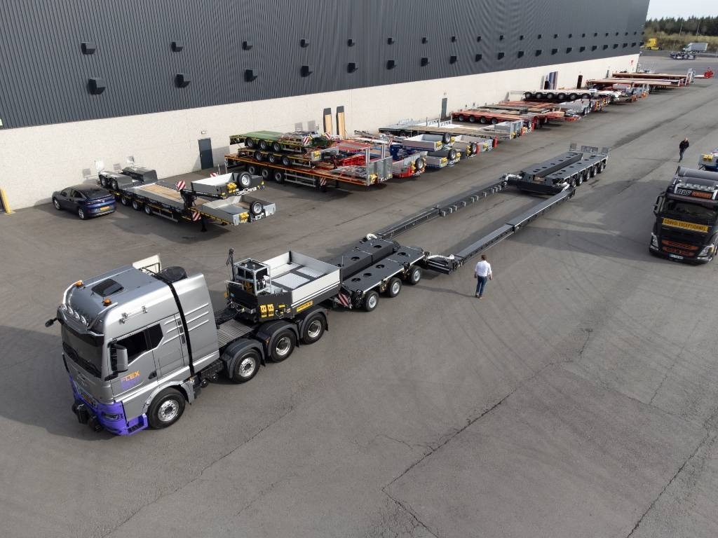 Faymonville CombiMAX - Nedbygget platform sættevogn: billede 2 Faymonville CombiMAX - Nedbygget platform sættevogn: billede 2