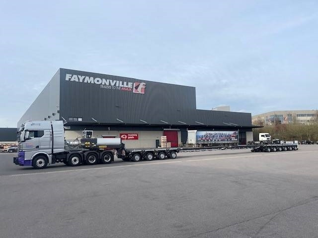 Faymonville CombiMAX - Nedbygget platform sættevogn: billede 4 Faymonville CombiMAX - Nedbygget platform sættevogn: billede 4