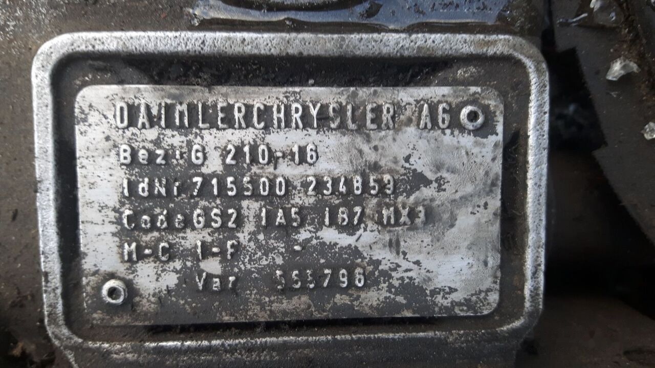 G 210-16 Mercedes-Benz Actros - Gearkasse for Lastbil: billede 2 G 210-16 Mercedes-Benz Actros - Gearkasse for Lastbil: billede 2