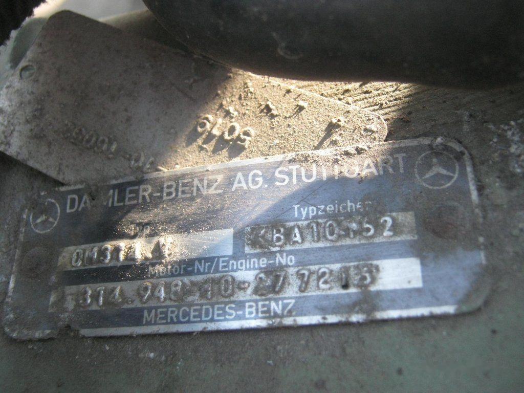 Mercedes-Benz 508 OM314 4.0D - Motor for Lastbil: billede 2 Mercedes-Benz 508 OM314 4.0D - Motor for Lastbil: billede 2