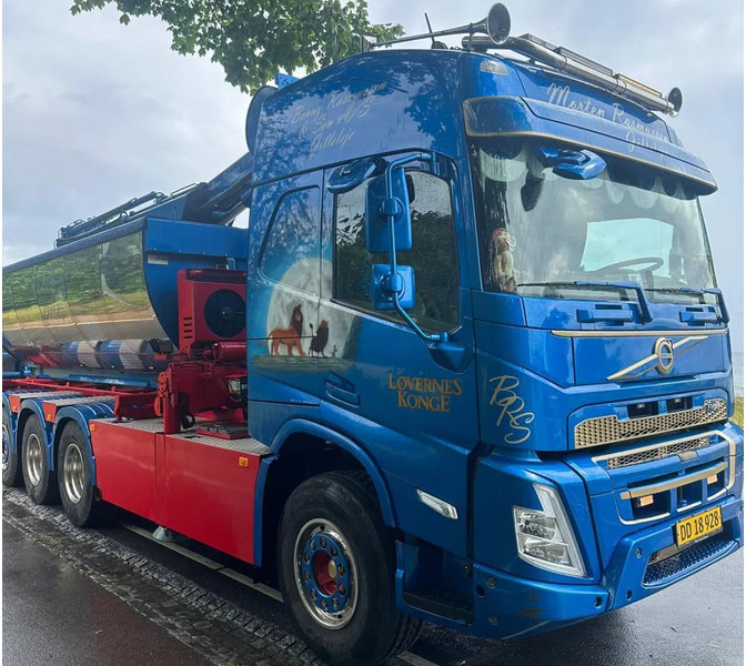 Volvo FM 500 Cable tipper . Hiab 302 crane.no box - Lastbil med kran: billede 4 Volvo FM 500 Cable tipper . Hiab 302 crane.no box - Lastbil med kran: billede 4