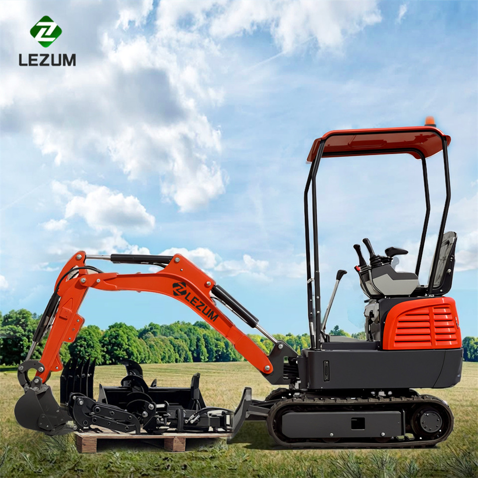 Ny Minigravemaskine LEZUM Mini Excavator CE Certification Kubota Engine(Factory Outlet) Mini Pelle Minibagger Minikoparka Miniexcavadora: billede 11 Ny Minigravemaskine LEZUM Mini Excavator CE Certification Kubota Engine(Factory Outlet) Mini Pelle Minibagger Minikoparka Miniexcavadora: billede 11