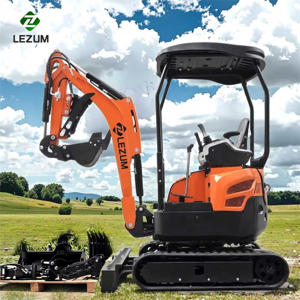 Ny Minigravemaskine LEZUM Mini Excavator CE Certification Kubota Engine(Factory Outlet) Mini Pelle Minibagger Minikoparka Miniexcavadora: billede 7 Ny Minigravemaskine LEZUM Mini Excavator CE Certification Kubota Engine(Factory Outlet) Mini Pelle Minibagger Minikoparka Miniexcavadora: billede 7