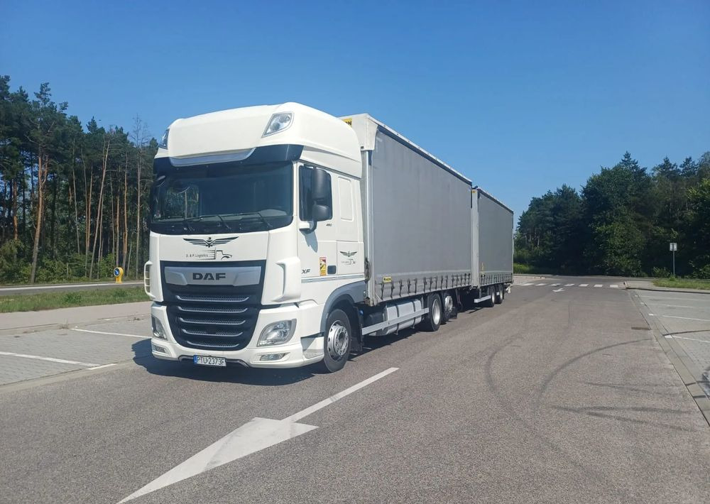 DAF XF 480 SUPER SPACE CAB / ZESTAW TANDEM PRZEJAZDOWY 120 M3 / SSC / ACC /EURO 6 - Lastbil med presenning: billede 5 DAF XF 480 SUPER SPACE CAB / ZESTAW TANDEM PRZEJAZDOWY 120 M3 / SSC / ACC /EURO 6 - Lastbil med presenning: billede 5