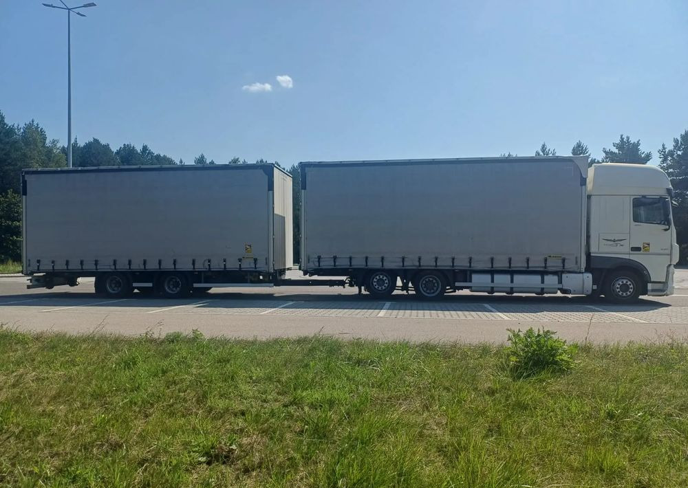 DAF XF 480 SUPER SPACE CAB / ZESTAW TANDEM PRZEJAZDOWY 120 M3 / SSC / ACC /EURO 6 - Lastbil med presenning: billede 2 DAF XF 480 SUPER SPACE CAB / ZESTAW TANDEM PRZEJAZDOWY 120 M3 / SSC / ACC /EURO 6 - Lastbil med presenning: billede 2