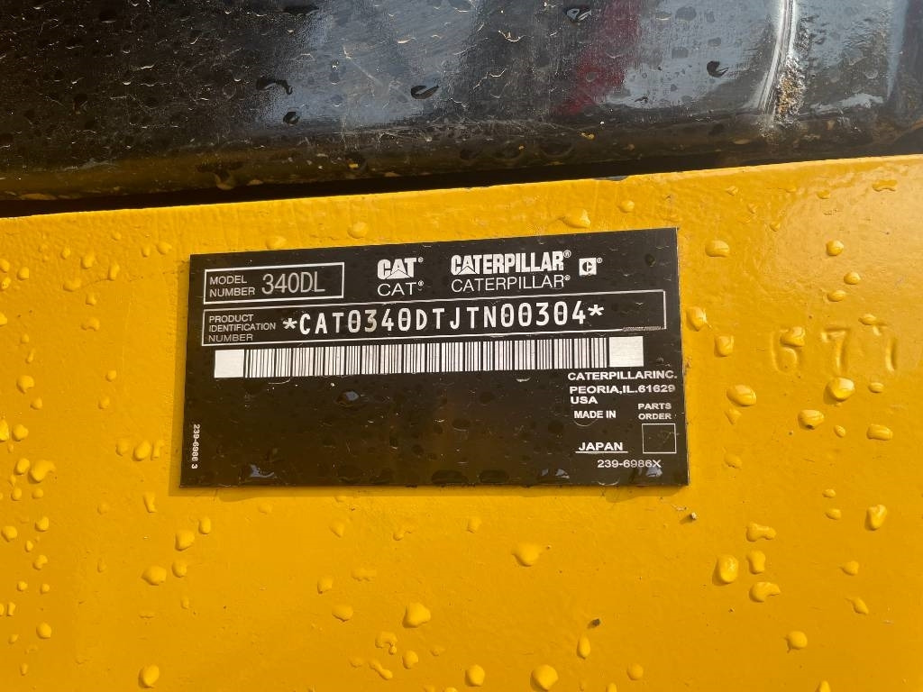 CAT 340 D L  - Bæltegravemaskine: billede 3 CAT 340 D L  - Bæltegravemaskine: billede 3