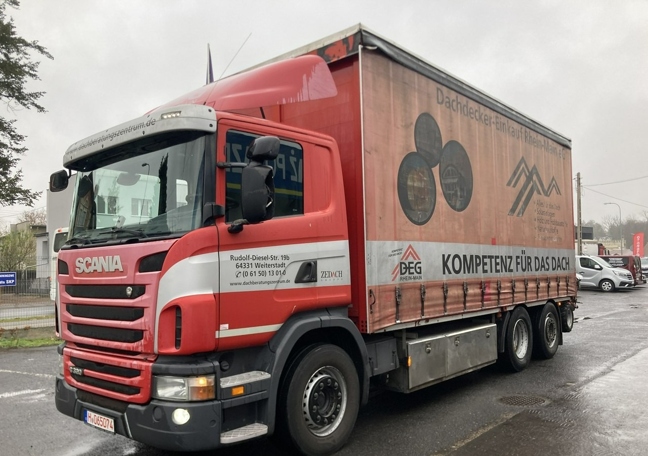 Inna Inny Scania G320 Wózek PALFINGER Firanka Plandeka plandeka Moffett 2012 - Varebil med presenning: billede 1 Inna Inny Scania G320 Wózek PALFINGER Firanka Plandeka plandeka Moffett 2012 - Varebil med presenning: billede 1
