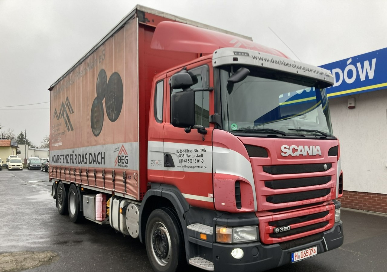 Inna Inny Scania G320 Wózek PALFINGER Firanka Plandeka plandeka Moffett 2012 - Varebil med presenning: billede 4 Inna Inny Scania G320 Wózek PALFINGER Firanka Plandeka plandeka Moffett 2012 - Varebil med presenning: billede 4