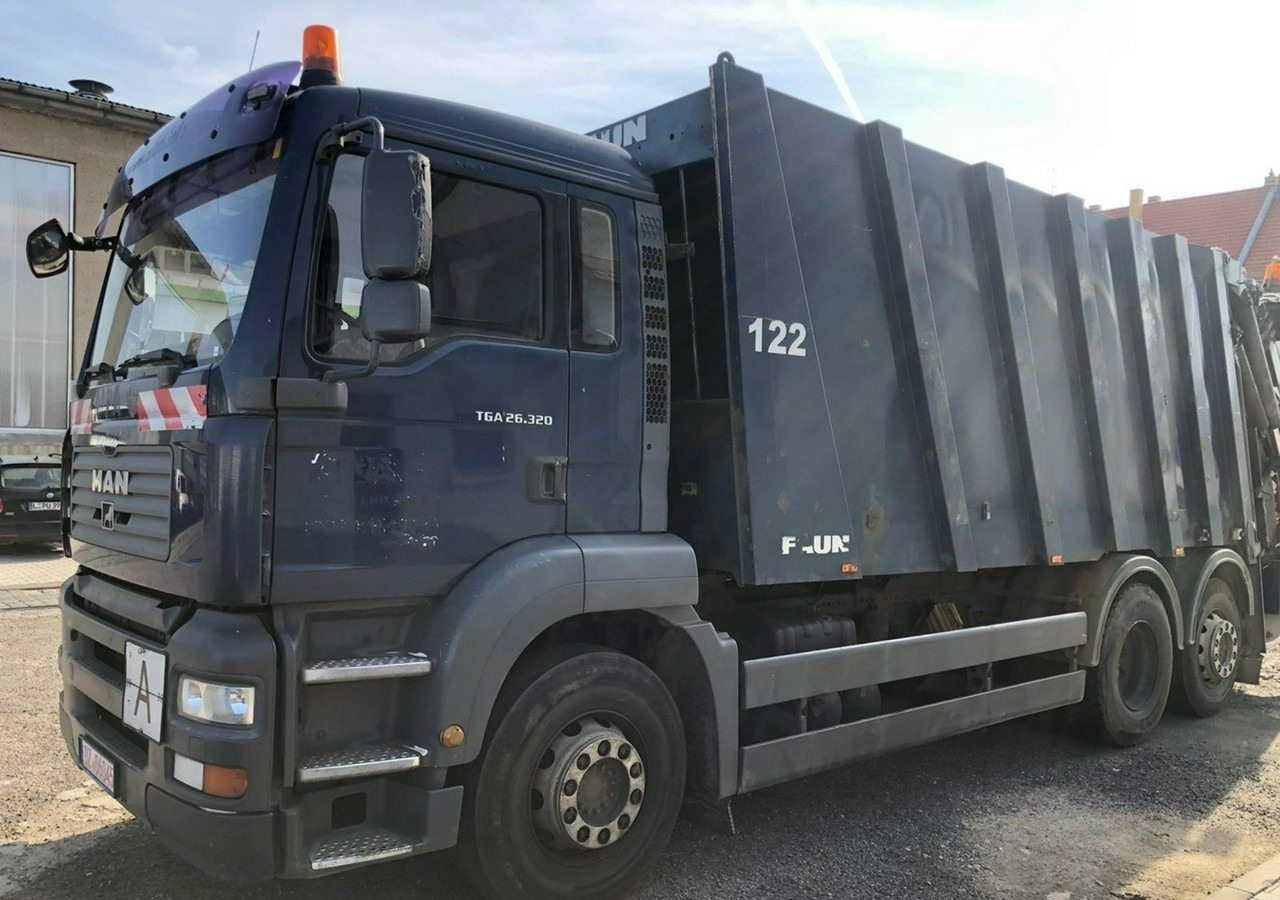 MAN Inny MAN TGA 26.320 Śmieciarka Powerpress 525 FAUN 2008 - Affaldsmaskine: billede 1 MAN Inny MAN TGA 26.320 Śmieciarka Powerpress 525 FAUN 2008 - Affaldsmaskine: billede 1