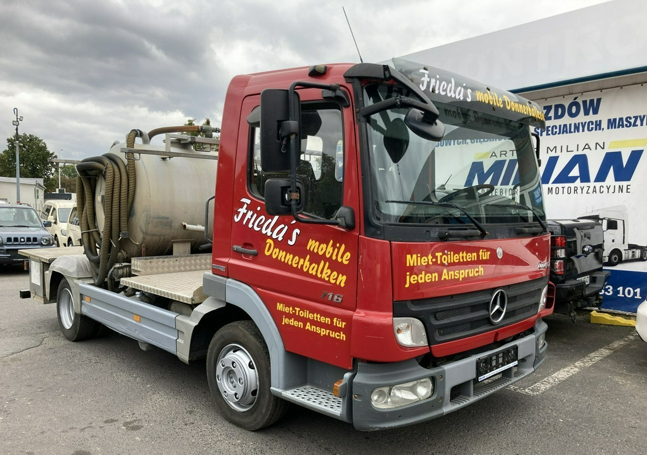 Mercedes-Benz Atego Atego716 Toitoi dowywozu WC Asanizacyjny Wuko Kanalizacja Toi Toi 20 - Slamsugemaskine: billede 1 Mercedes-Benz Atego Atego716 Toitoi dowywozu WC Asanizacyjny Wuko Kanalizacja Toi Toi 20 - Slamsugemaskine: billede 1