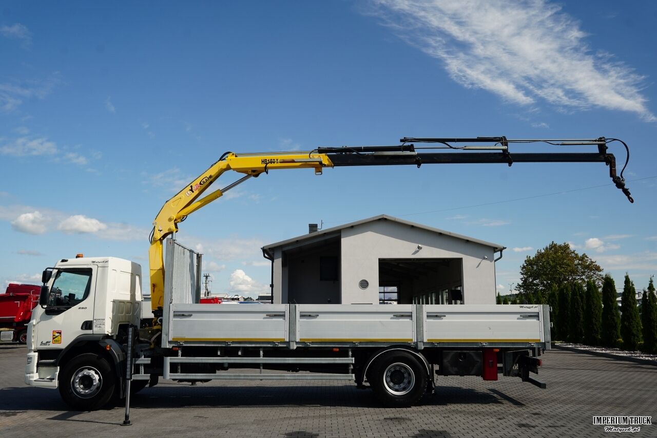 DAF LF 250 / 4X2 / SKRZYNIOWY - 7.3 + HDS HYVA HB 150X -E3 / STEROWANIE RADIOWE / ROTATOR / MAX UDŹWIG: 5200 KG / EURO 6 - Lastbil med kran: billede 2 DAF LF 250 / 4X2 / SKRZYNIOWY - 7.3 + HDS HYVA HB 150X -E3 / STEROWANIE RADIOWE / ROTATOR / MAX UDŹWIG: 5200 KG / EURO 6 - Lastbil med kran: billede 2