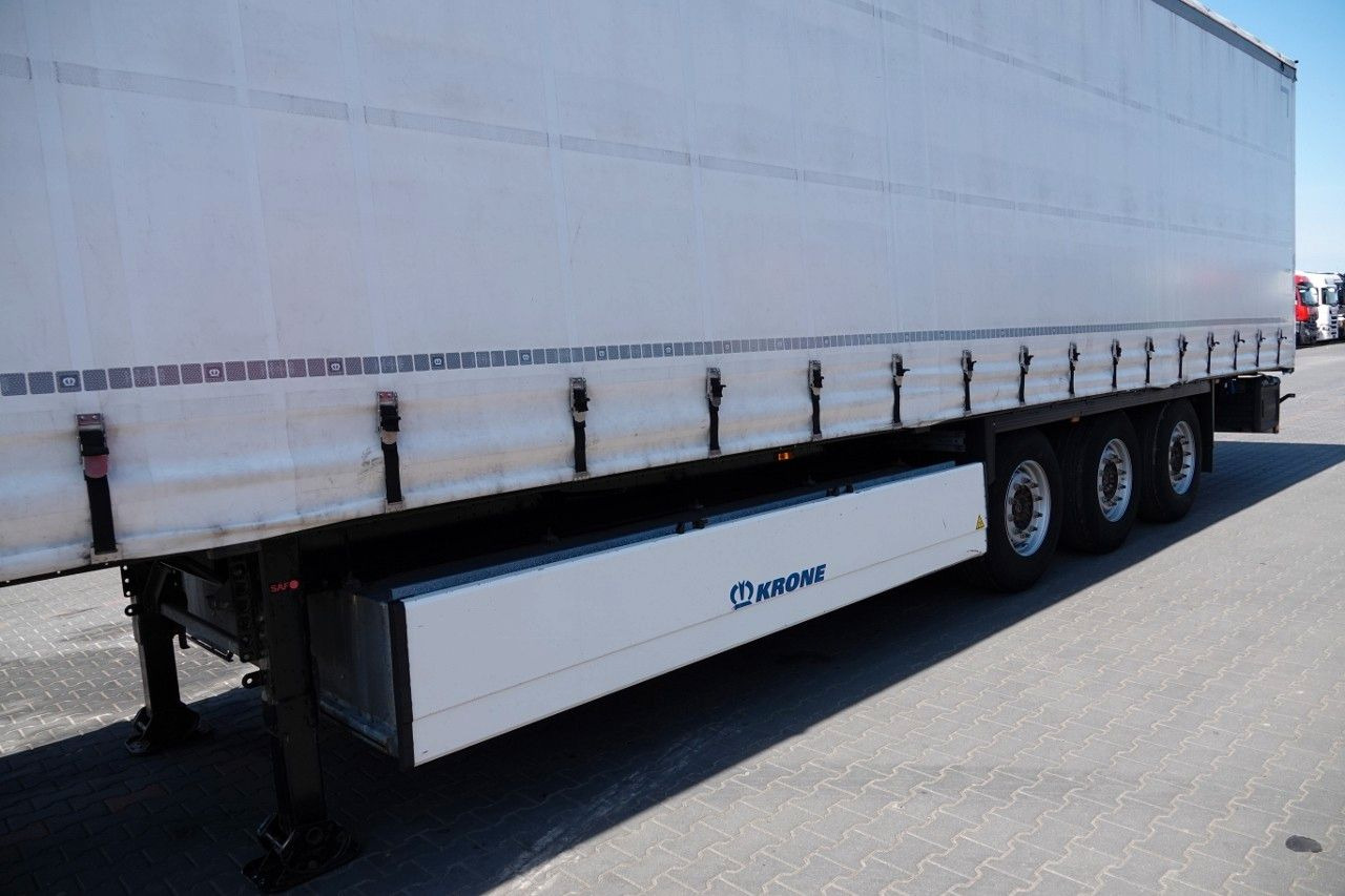 Gardintrailer Krone FIRANKA / 2021 ROK / KOSZ NA PALETY / 2 OSIE POD: billede 6