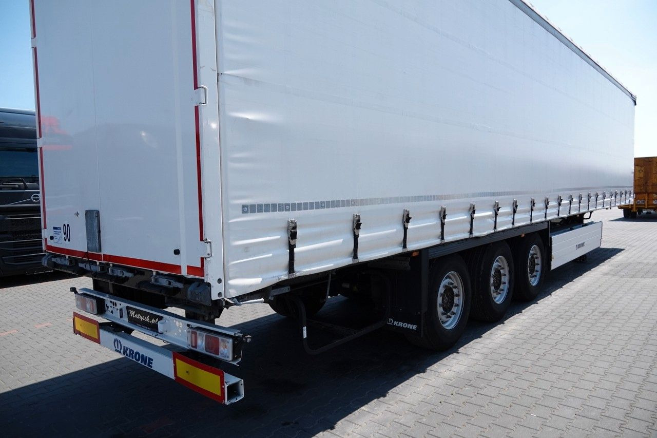 Gardintrailer Krone FIRANKA / 2021 ROK / KOSZ NA PALETY / 2 OSIE POD: billede 9