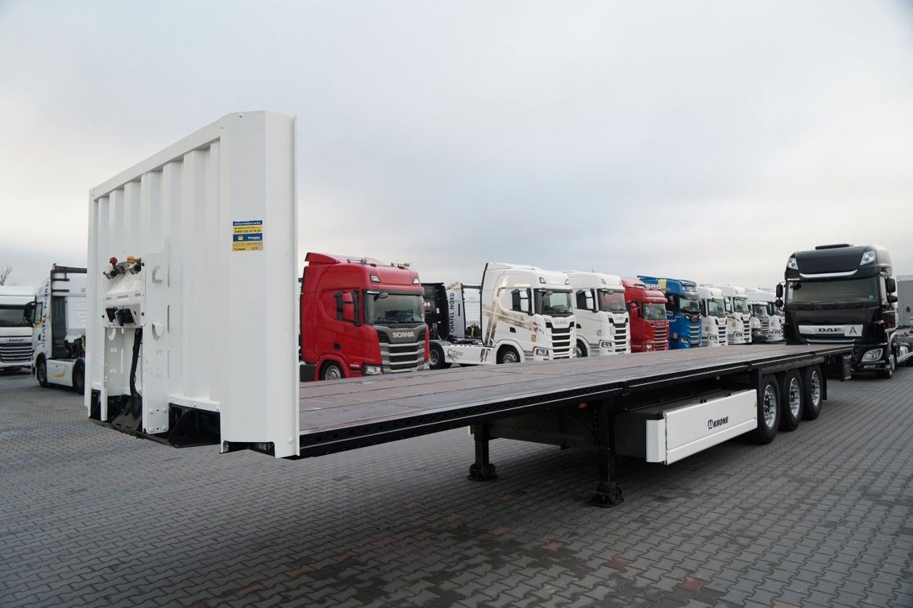 Krone NACZEPA PLATFORMA / OŚ PODNOSZONA / KOSZ NA PAL - Åben sættevogn: billede 3 Krone NACZEPA PLATFORMA / OŚ PODNOSZONA / KOSZ NA PAL - Åben sættevogn: billede 3
