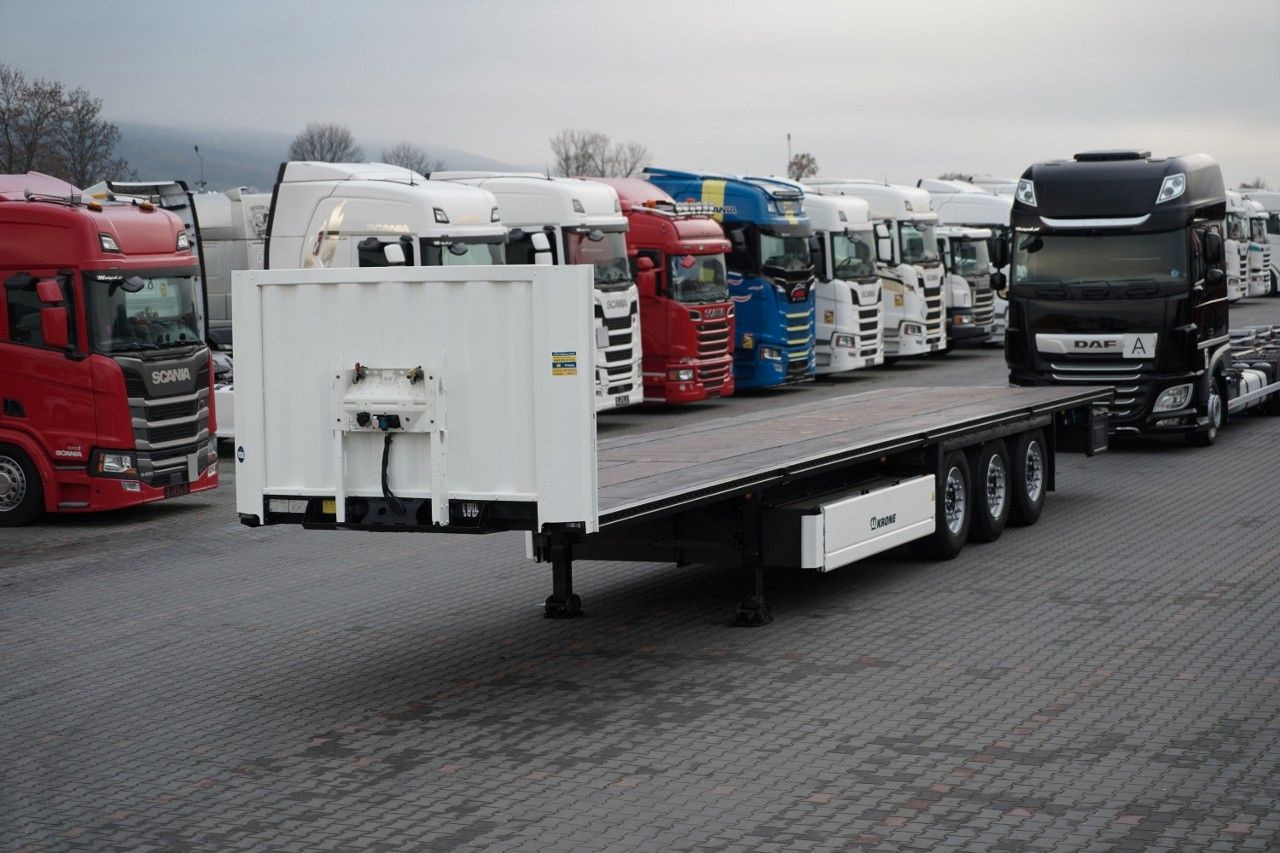 Krone NACZEPA PLATFORMA / OŚ PODNOSZONA / KOSZ NA PAL - Åben sættevogn: billede 1 Krone NACZEPA PLATFORMA / OŚ PODNOSZONA / KOSZ NA PAL - Åben sættevogn: billede 1