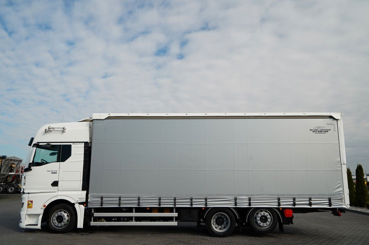 MAN TGX 26.470 / 6x2 / FIRANKA / SOLÓWKA / 6x2 / 12 - Lastbil med presenning: billede 3 MAN TGX 26.470 / 6x2 / FIRANKA / SOLÓWKA / 6x2 / 12 - Lastbil med presenning: billede 3