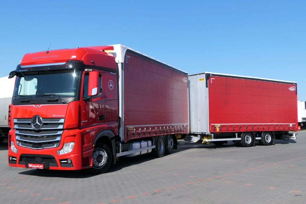 Mercedes-Benz ACTROS 2548/JUMBO TRUCK 120 M3/VEHICULAR/I-COOL - Lastbil med presenning: billede 1 Mercedes-Benz ACTROS 2548/JUMBO TRUCK 120 M3/VEHICULAR/I-COOL - Lastbil med presenning: billede 1
