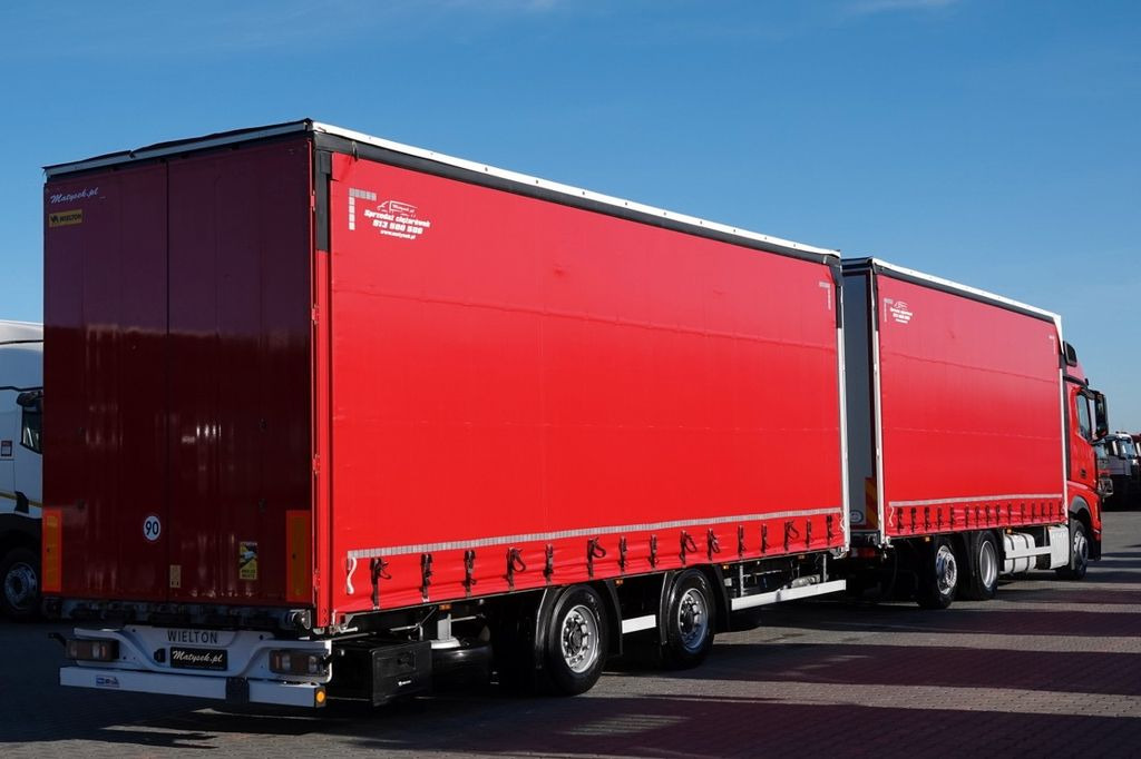 Mercedes-Benz ACTROS 2548 / ZESTAW TANDEM 120 M3 / PRZEJAZDOWY - Lastbil med presenning: billede 3 Mercedes-Benz ACTROS 2548 / ZESTAW TANDEM 120 M3 / PRZEJAZDOWY - Lastbil med presenning: billede 3