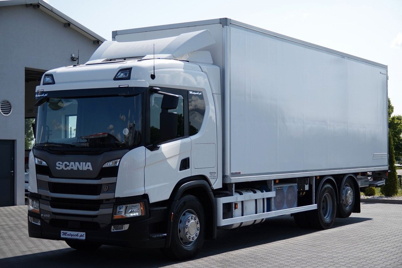 Scania P 410 / 6X2 /CHŁODNIA / SLÓWKA / Agregat THERMO - Kølevogn lastbil: billede 2 Scania P 410 / 6X2 /CHŁODNIA / SLÓWKA / Agregat THERMO - Kølevogn lastbil: billede 2