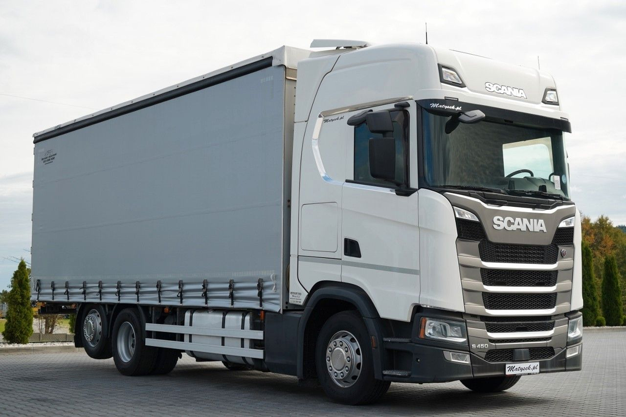 Scania S 450 / SOLÓWKA / 6X2 / OŚ PODNOSZONA / 2019 / - Lastbil med presenning: billede 1 Scania S 450 / SOLÓWKA / 6X2 / OŚ PODNOSZONA / 2019 / - Lastbil med presenning: billede 1