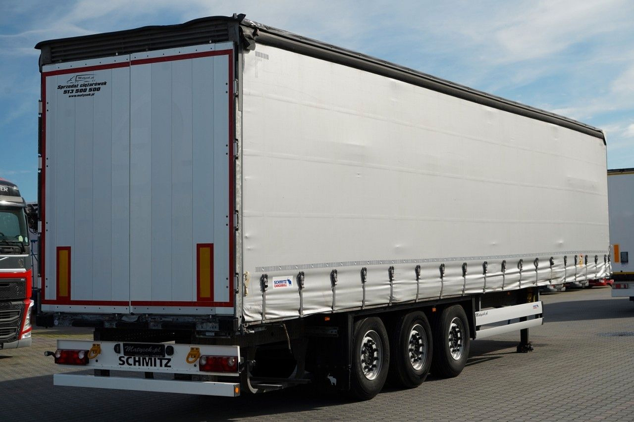 Gardintrailer Schmitz Cargobull / FIRANKA / STANDARD / OŚ PODNOSZONA / DACH PODN: billede 8