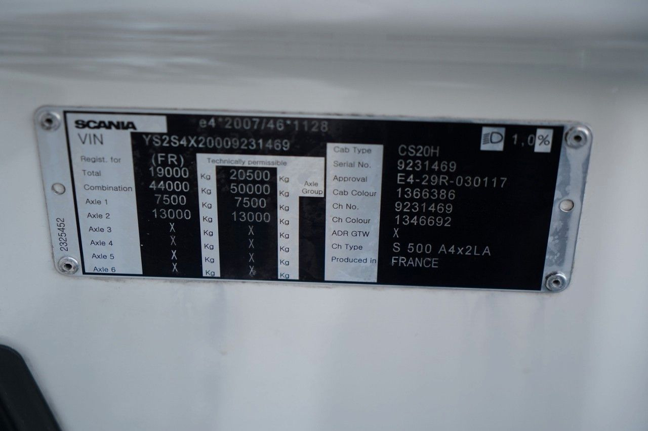 Trækker Scania S 500 / RETARDER / I-PARK COOL / NAVI: billede 38 Trækker Scania S 500 / RETARDER / I-PARK COOL / NAVI: billede 38