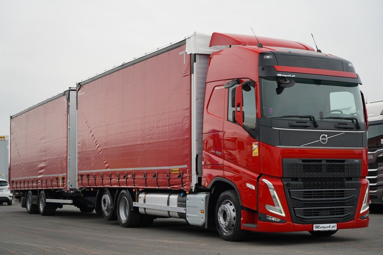 Volvo FH 460 / ZESTAW TANDEM / 120 M3 / PRZEJAZDOWY / - Lastbil med presenning: billede 1 Volvo FH 460 / ZESTAW TANDEM / 120 M3 / PRZEJAZDOWY / - Lastbil med presenning: billede 1