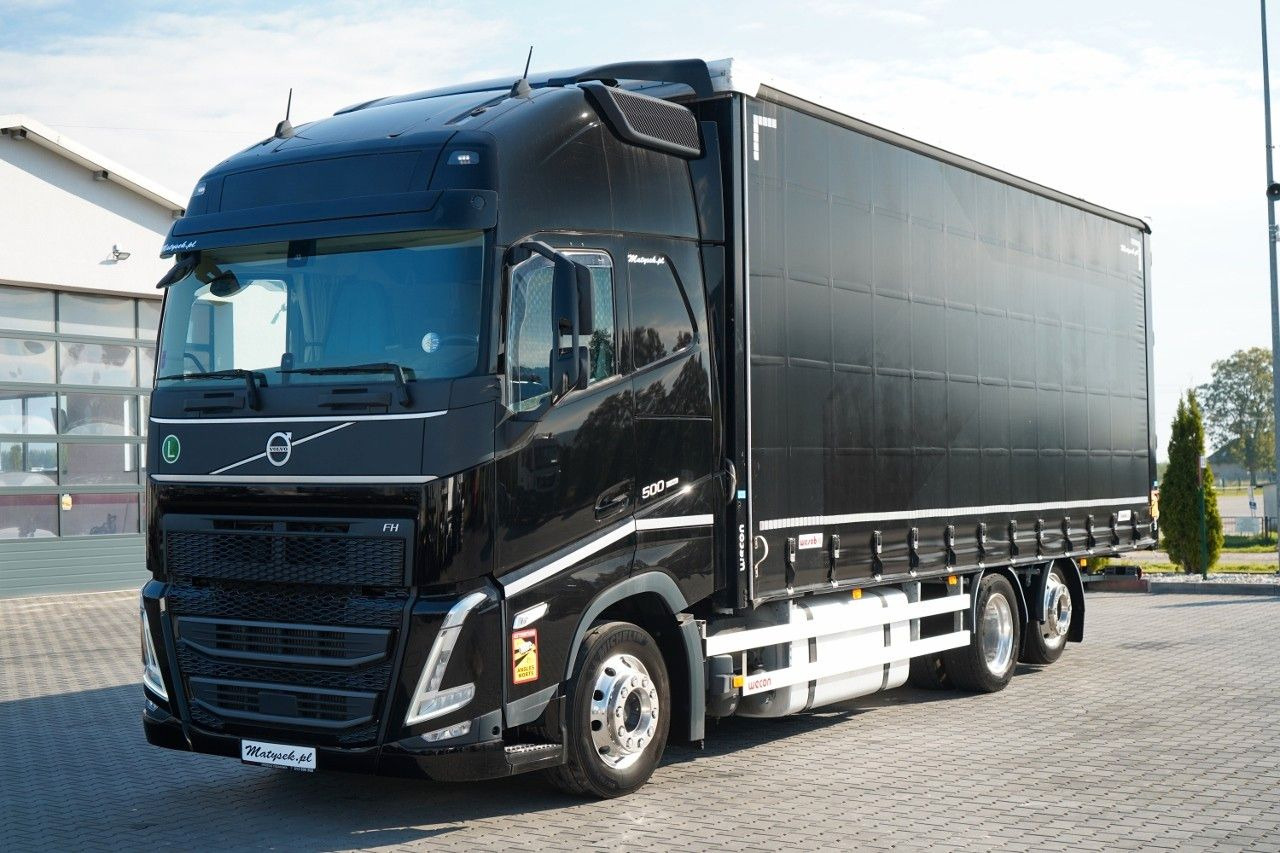 Volvo FH 500 / MEGA / ZESTAW TANDEM PRZEJAZDOWY 120 M3 - Lastbil med presenning: billede 2 Volvo FH 500 / MEGA / ZESTAW TANDEM PRZEJAZDOWY 120 M3 - Lastbil med presenning: billede 2