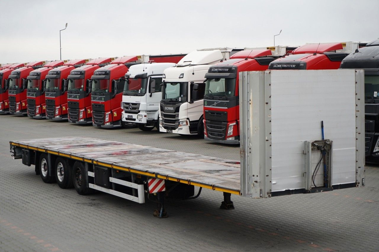 ZASŁAW PLATFORMA NISKOPODWOZIOWA + HAKI PODKONTENERY - Åben sættevogn: billede 1 ZASŁAW PLATFORMA NISKOPODWOZIOWA + HAKI PODKONTENERY - Åben sættevogn: billede 1